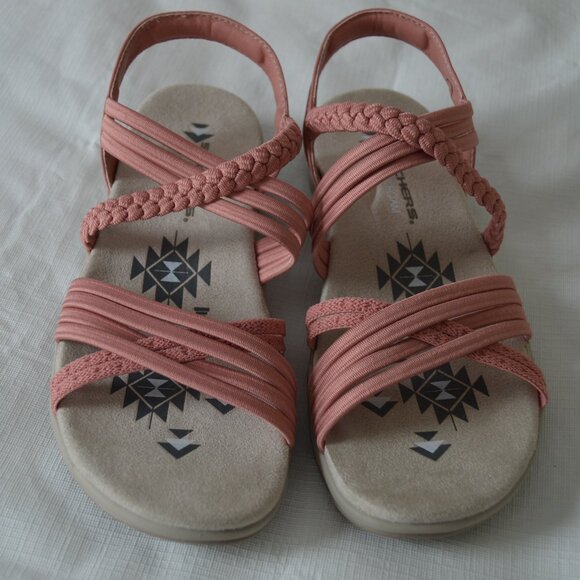 Skechers Sandals Reggae Slim - In-Love Coral Size 7 (New) - Picture 2 of 9